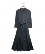 LACOSTEラコステ）の古着「ベルトデザインポロシャツドレス」｜グレー