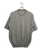 AURALEEオーラリー）の古着「CASHMERE HARD TWIST KNIT TEE」｜グレー