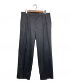 L'ECHOPPE LEレショップ エルイー）の古着「2TUCK WOOL PANTS」｜ネイビー