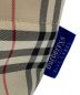 中古・古着 Burberry's BLUE LABEL (バーバリーズ ブルーレーベル) ノバチェックトートバッグ ベージュ：4800円