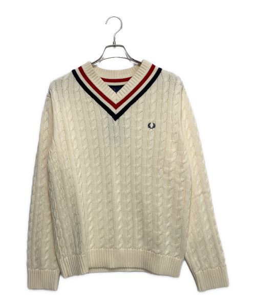 FRED PERRY（フレッドペリー）FRED PERRY (フレッドペリー) カノコチルデンセーター アイボリー サイズ:JP/M 未使用品の古着・服飾アイテム