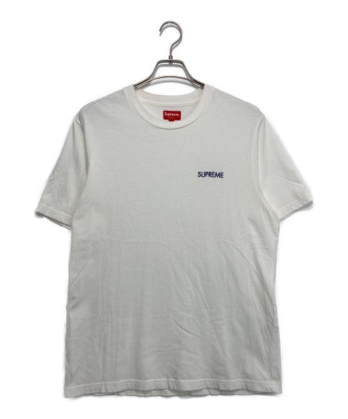 SUPREME（シュプリーム）Supreme (シュプリーム) WASHED CAPITAL S/S TEE ホワイト サイズ:Sの古着・服飾アイテム