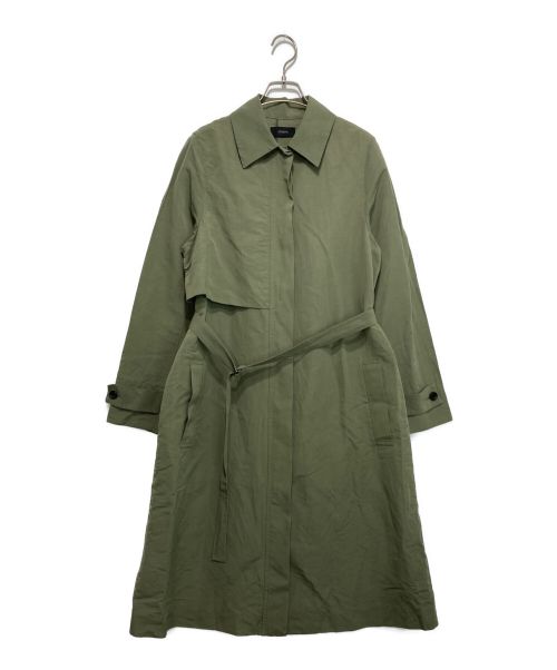 JOSEPH（ジョゼフ）JOSEPH (ジョゼフ) SAPOLIN / CANAPA NYLON LADDER COAT グリーン サイズ:36の古着・服飾アイテム