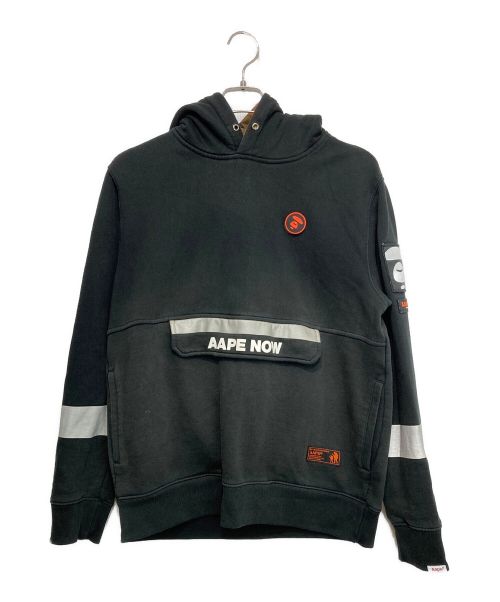 Aape BY A BATHING APE（エーエイプ バイ アベイシングエイプ）Aape BY A BATHING APE (エーエイプ バイ アベイシングエイプ) パーカー ブラック サイズ:Lの古着・服飾アイテム