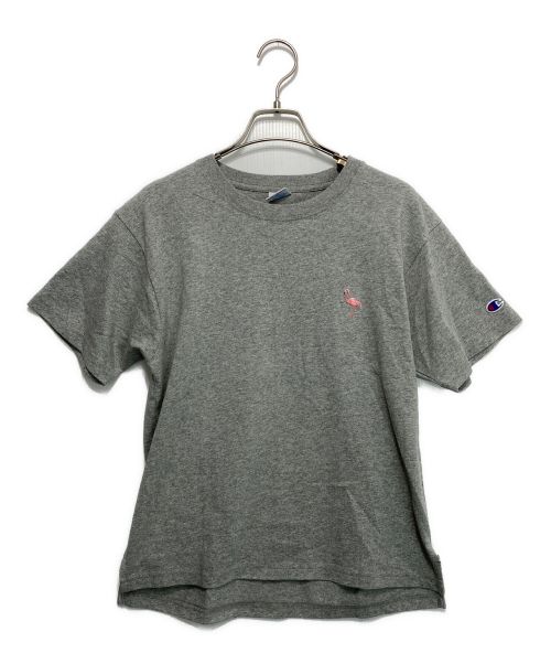 Champion（チャンピオン）Champion (チャンピオン) RHC Ron Herman (アールエイチシーロンハーマン) 別注Tシャツ グレー サイズ:S 未使用品の古着・服飾アイテム