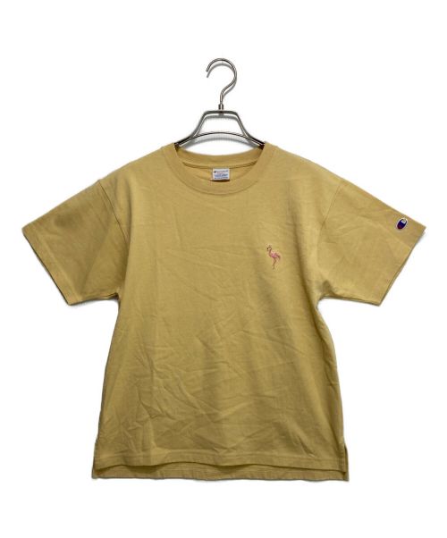 Champion（チャンピオン）Champion (チャンピオン) RHC Ron Herman (アールエイチシーロンハーマン) 別注Tシャツ イエロー サイズ:S 未使用品の古着・服飾アイテム