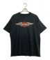 HARLEY-DAVIDSON（ハーレーダビッドソン）の古着「90‘S OAK LAWNバックプリントTシャツ」｜ブラック