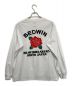 BEDWIN &THE HEARTBREAKERS (ベドウィンアンドザ ハートブレイカーズ) goat (ゴート) ロングスリーブTシャツ ホワイト サイズ:L：3980円