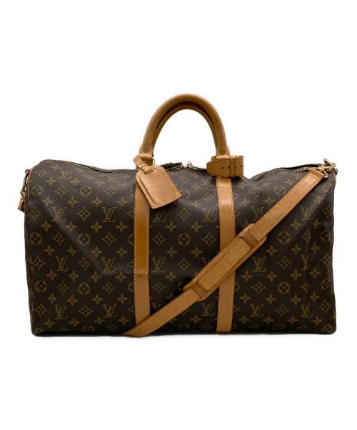 LOUIS VUITTON（ルイ ヴィトン）LOUIS VUITTON (ルイ ヴィトン) キーポル・バンドリエール50/ボストンバッグ ブラウンの古着・服飾アイテム