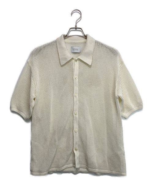 STUDIOUS（ステュディオス）STUDIOUS (ステュディオス) ウォッシャブル メッシュ シャツ ホワイト サイズ:1の古着・服飾アイテム