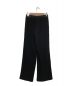 LiNoH (リノー) CRYSTAL PLEATS PANTS ブラック サイズ:1：4800円