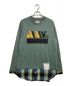 Maison MIHARA YASUHIRO（メゾン ミハラ ヤスヒロ）の古着「shirt layer long sleeved T-shirt」｜グリーン