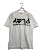 PLAY COMME des GARCONSプレイ コムデギャルソン）の古着「ロゴTシャツ」｜ホワイト