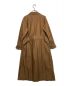 H BEAUTY&YOUTH (エイチ ビューティアンドユース) COTTON MOLE SKIN MILITARY LONG COAT ブラウン サイズ:S：7800円