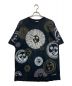 FORNASETTI（フォルナゼッティ）の古着「90’ｓ SUN & MOONアートグラフィック TEE /太陽Tシャツ」｜ブラック