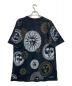 FORNASETTI (フォルナゼッティ) 90’ｓ SUN & MOONアートグラフィック TEE /太陽Tシャツ ブラック サイズ:XL：10000円