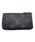 LOUIS VUITTON (ルイ ヴィトン) ポシェット・クレ モノグラム・エクリプス/コインケース グレー：28800円