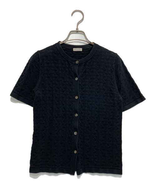 STEVEN ALAN（スティーブンアラン）STEVEN ALAN (スティーブンアラン) LACE MOTIF KNIT CARDIGAN ブラック サイズ:-の古着・服飾アイテム