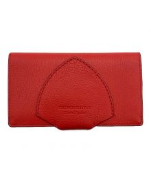 BURBERRY LONDON（バーバリーロンドン）の古着「HARLOW LONG WALLET」｜レッド