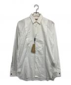 BURBERRYバーバリー）の古着「Modern Fit Panelled Bib Cotton Evening Shirt」｜ホワイト