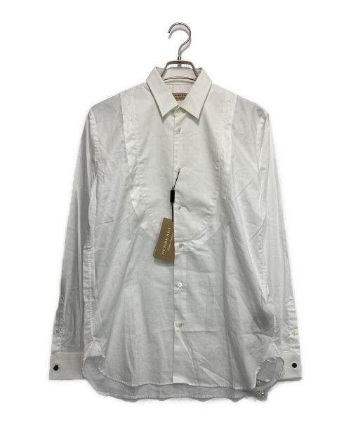 BURBERRY（バーバリー）BURBERRY (バーバリー) Modern Fit Panelled Bib Cotton Evening Shirt ホワイト サイズ:14.5 /37/EUの古着・服飾アイテム