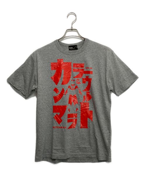 KOLOR（カラー）KOLOR (カラー) ULTRAMAN (ウルトラマン) ウルトラマンコラボＴシャツ グレー サイズ:2の古着・服飾アイテム