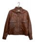 AVIREX（アヴィレックス）の古着「OLD TIMES LEATHER WORK JACKET」｜ブラウン