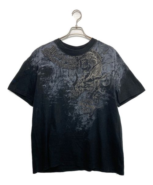 HARLEY-DAVIDSON（ハーレーダビッドソン）HARLEY-DAVIDSON (ハーレーダビッドソン) Tシャツ ブラック サイズ:XLの古着・服飾アイテム