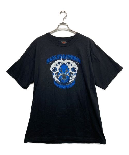 HARLEY-DAVIDSON（ハーレーダビッドソン）HARLEY-DAVIDSON (ハーレーダビッドソン) トライバルプリントTシャツ ブラック サイズ:XXLの古着・服飾アイテム