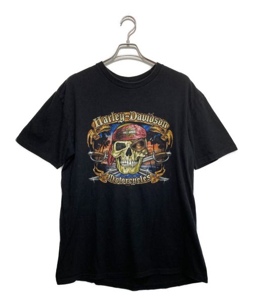 HARLEY-DAVIDSON（ハーレーダビッドソン）HARLEY-DAVIDSON (ハーレーダビッドソン) パイレーツTシャツ ブラック サイズ:XLの古着・服飾アイテム