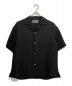 CITY（シティ）の古着「JQD OPEN COLLAR SHIRTS SHORT SLEEVE」｜ブラック