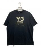 Y-3ワイスリー）の古着「Stacked Logo Tee」｜ブラック