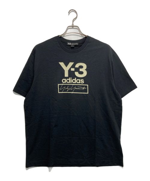 Y-3（ワイスリー）Y-3 (ワイスリー) Stacked Logo Tee ブラック サイズ:Mの古着・服飾アイテム