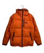 BACK CHANNEL×NANGAバックチャンネル×ナンガ）の古着「3layer hooded down jacket」｜オレンジ