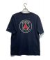 PARIS SAINT-GERMAIN (パリ・サン ジェルマン) PSGエンブレム刺繍 Tシャツ ネイビー サイズ:L：3980円