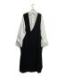 ENFOLD (エンフォルド) ダブルサテン DOCKING DRESS/Docking DRESS ブラック サイズ:38：16800円