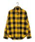 RADIO EVA（ラヂオエヴァ）の古着「EVANGELION XIII FLANNEL CHECK SHIRTS」｜イエロー×ブラック