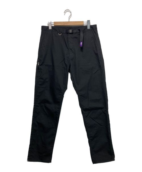 THE NORTHFACE PURPLELABEL（ザ・ノースフェイス パープルレーベル）THE NORTHFACE PURPLELABEL (ザ・ノースフェイス パープルレーベル) STRETCH TWILL TAPERED PANTS ブラック サイズ:34の古着・服飾アイテム