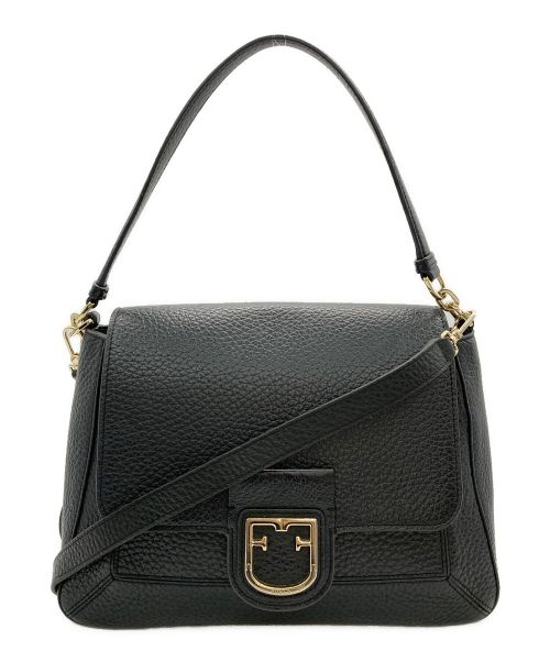 FURLA（フルラ）FURLA (フルラ) SHIRLEY L/シャーリーL/2WAYバッグ ブラックの古着・服飾アイテム