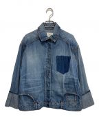 Ameriアメリ）の古着「UPSIDE DOWN DENIM SHIRT」｜インディゴ