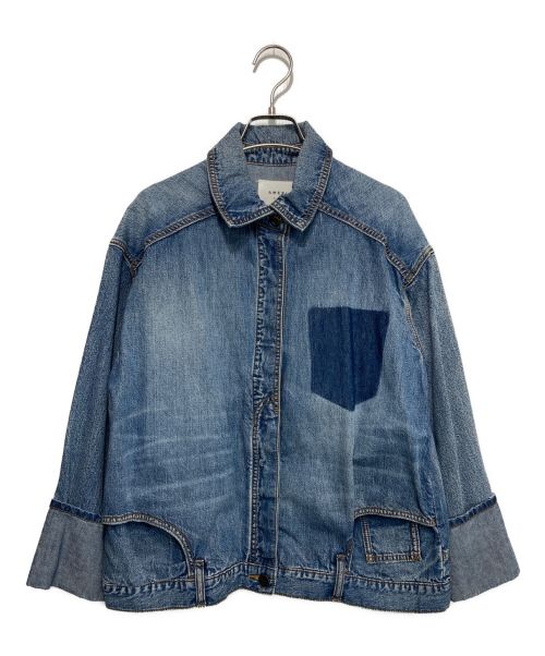 Ameri（アメリ）AMERI (アメリ) UPSIDE DOWN DENIM SHIRT インディゴ サイズ:Fの古着・服飾アイテム