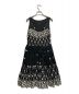 RED VALENTINO (レッドヴァレンティノ) Floral Embroidered Silk Dress ブラック サイズ:42：10000円