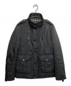 BURBERRY BLACK LABELバーバリーブラックレーベル）の古着「中綿ジャケット」｜ブラック