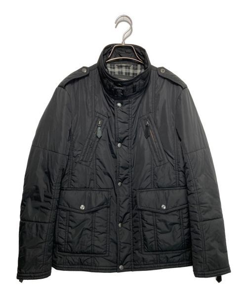 BURBERRY BLACK LABEL（バーバリーブラックレーベル）BURBERRY BLACK LABEL (バーバリーブラックレーベル) 中綿ジャケット ブラック サイズ:Mの古着・服飾アイテム