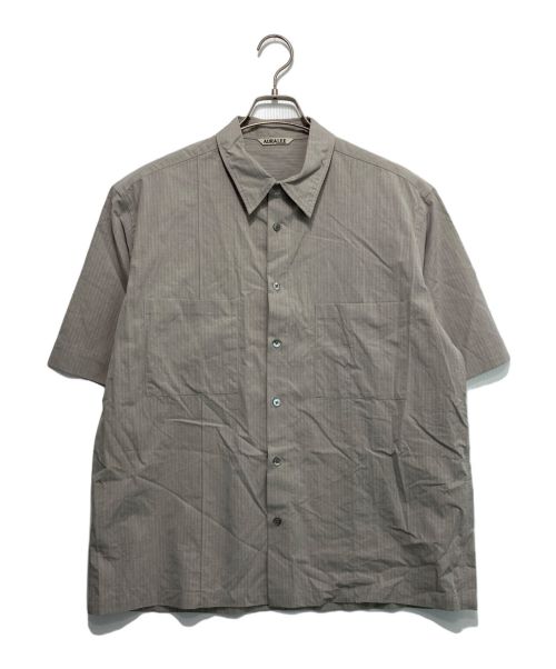 AURALEE（オーラリー）AURALEE (オーラリー) WASHED FINX RIPSTOP CHAMBRAY HALF SLEEVED SHIRTS グレー サイズ:4の古着・服飾アイテム