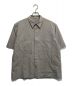 AURALEE（オーラリー）の古着「WASHED FINX RIPSTOP CHAMBRAY HALF SLEEVED SHIRTS」｜グレー