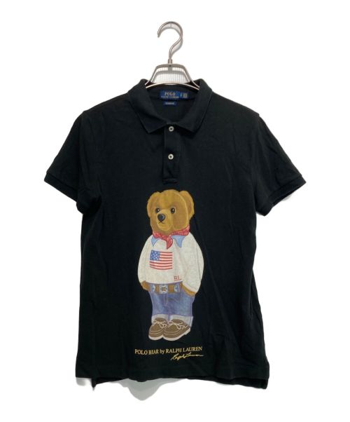 POLO RALPH LAUREN（ポロ・ラルフローレン）POLO RALPH LAUREN (ポロ・ラルフローレン) ベアポロシャツ ブラック サイズ:Sの古着・服飾アイテム