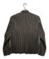 HOMME PLISSE ISSEY MIYAKE (オムプリッセ イッセイ ミヤケ) TWEED PLEATS Jacket ブラウン サイズ:1：32800円