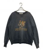 REMI RELIEF×MUSE de Deuxieme Classeレミレリーフ×ミューズ ドゥーズィエム クラス）の古着「TIGER CREW SWEAT」｜グレー