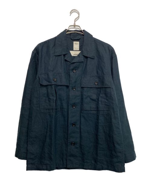 Ron Herman（ロンハーマン）Ron Herman (ロンハーマン) ULSTER WEAVERS/リネンジャケット ネイビー サイズ:Sの古着・服飾アイテム